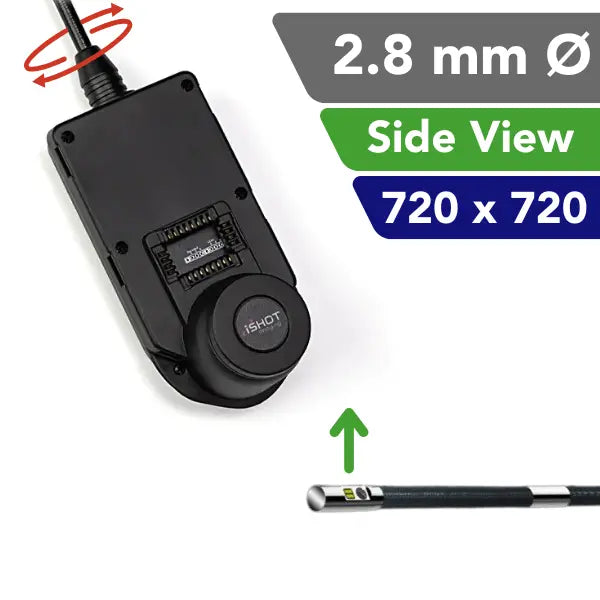 iShot® Model E 2.8 mm Video Borescope