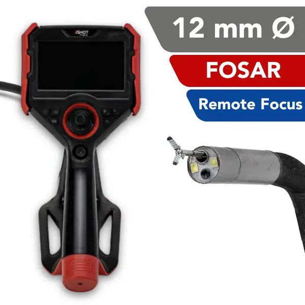 iShot® Model VX Articulating Remote Focus Working Channel Videoscope - 12 mm OD
